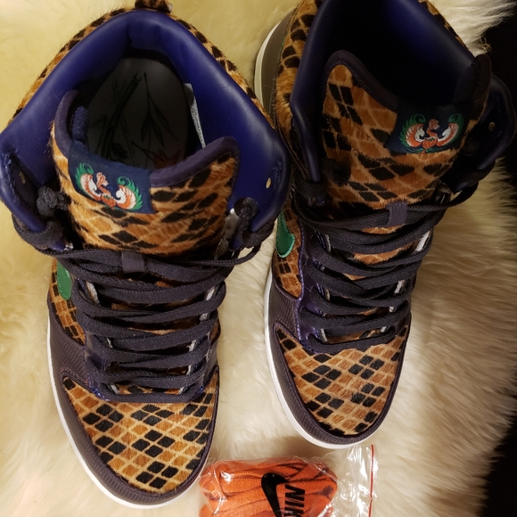🔥🔥🔥Nike Dunk High Premium Samurai Cave Purple Sz 10.5 VNDS🔥🔥🔥 - Picture 2 of 6